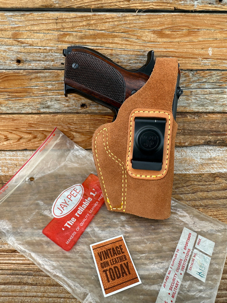 Vintage JAY PEE Suede Leather IWB Holster For Smith Wesson 39 59 Round Right