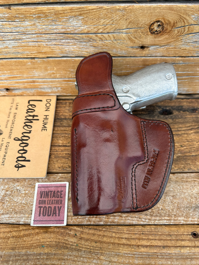 Vintage Don Hume PCCH Brown Leather IWB Holster for Sig P225 225