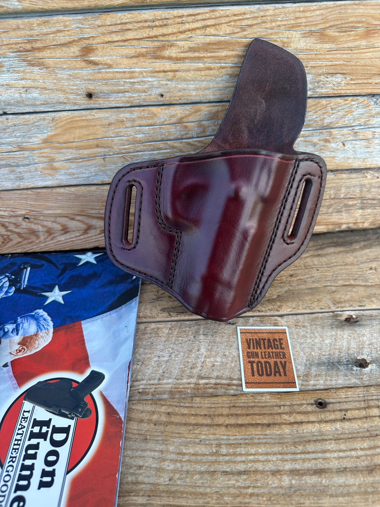 Vintage Don Hume Brown Leather H721 OT OWB Holster For CZ 75D Compact