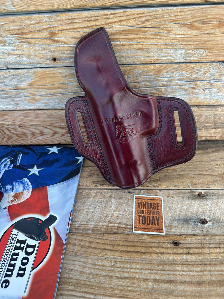 Vintage Don Hume Brown Leather H721 OT OWB Holster For CZ 75D Compact