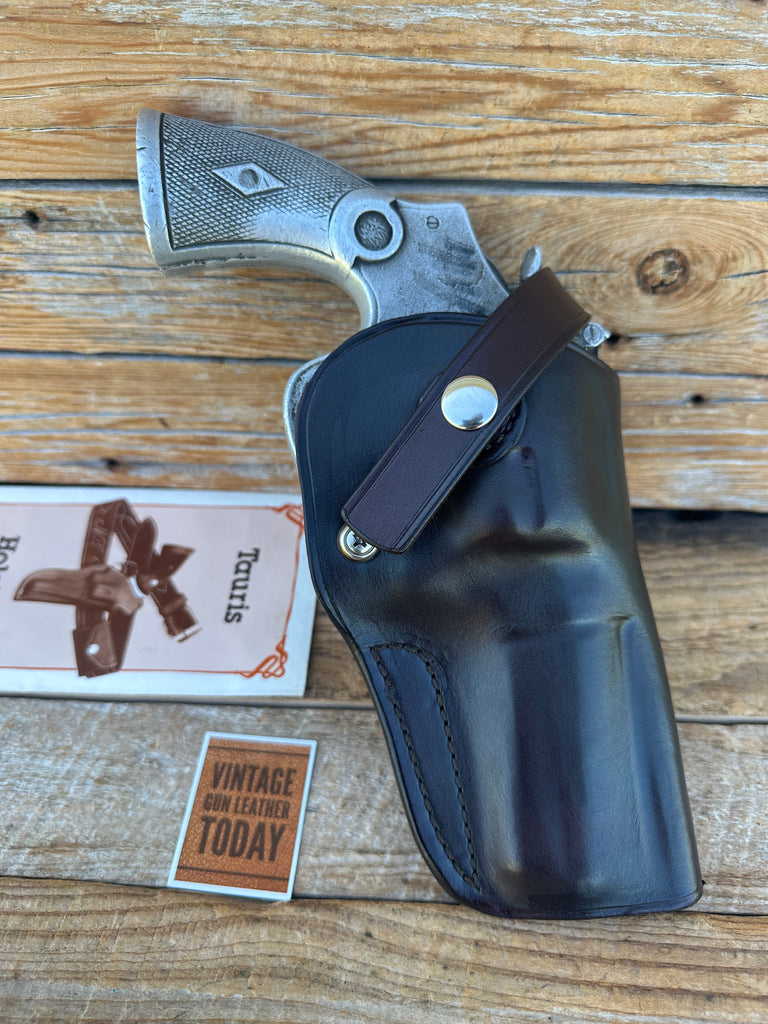 Custom TAURIS Brown Dual Angle OWB Holster For S&W Model 29 N Frame Revolver