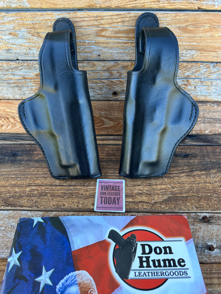 Vintage Don Hume H727 30R NH Black leather Holster For Sig P226 P220 DAK