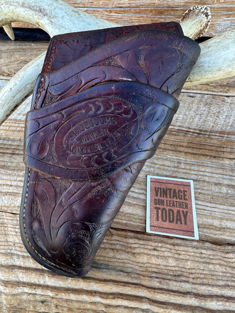 L.A. Sessums Texas Ranger Brill Style Holster For 4" Smith Wesson S&W  Model 10