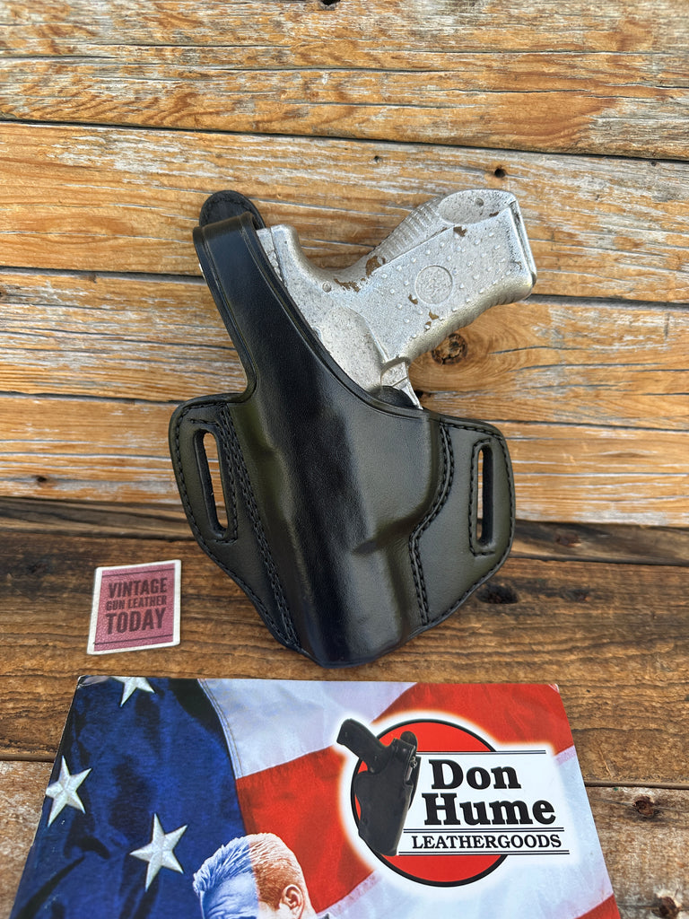 Vintage Don Hume H721 99-45 Black Plain Leather OWB Holster for S&W 99 45