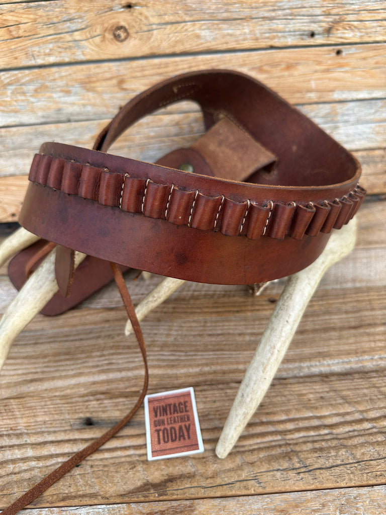 Gun Belt SZ M with 114-15 7 Triple K Holster for Single Action 7" Revolver .38