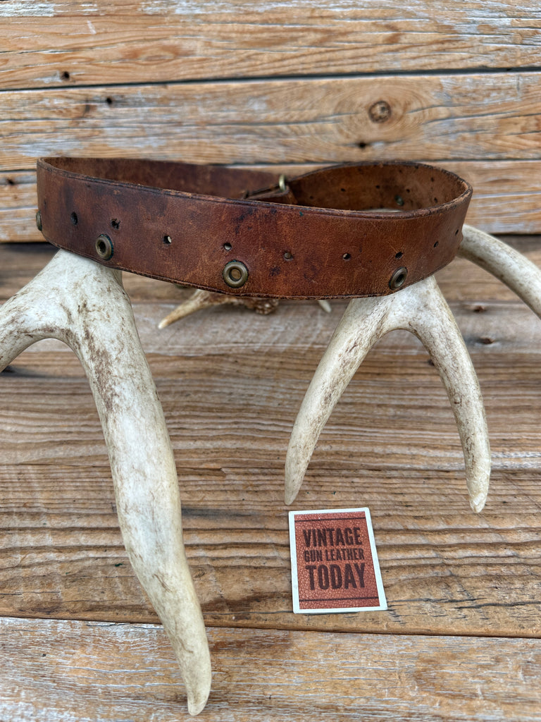 WW1 Officers Snake Belt Leather J Darsh & Sons London Canada 1915