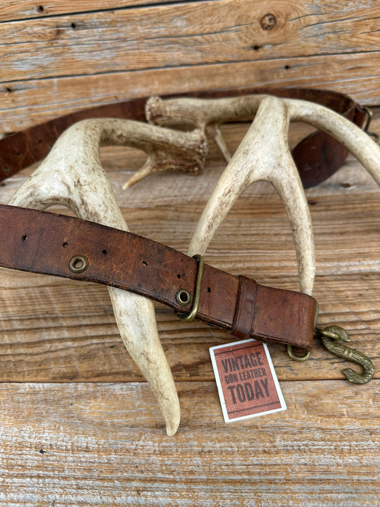 WW1 Officers Snake Belt Leather J Darsh & Sons London Canada 1915