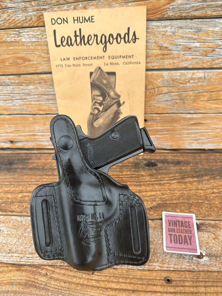 Don Hume Black Leather H721 OWB Holster For Walther PPK PPK/s  Interarms APK