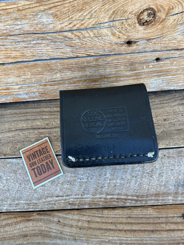 HKS 103 MED Black Double Speed Loader Holder For Medium Revolver .38 / .357