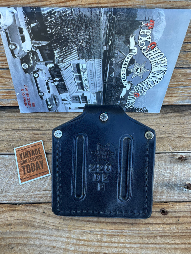 Tex Shoemaker Competition Double Magazine Case Open Top Steel Double Stack 226,