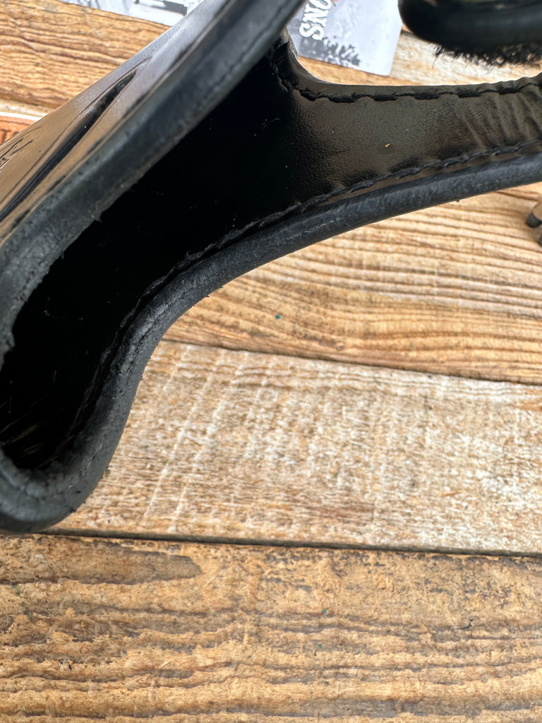 Vintage Tex Shoemaker Black Basket Leather Lined Holster For S&W 469 669 SQUARE