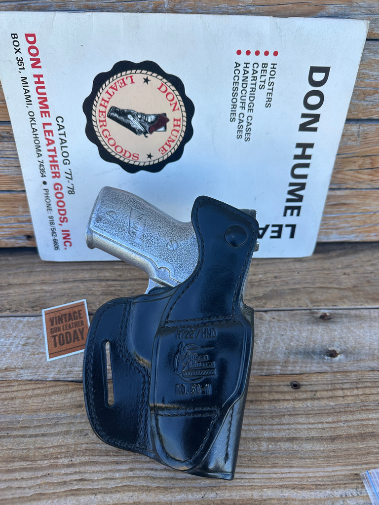 Don Hume H722 30-1 Black Leather OWB Holster For SIG P228 229 228 229