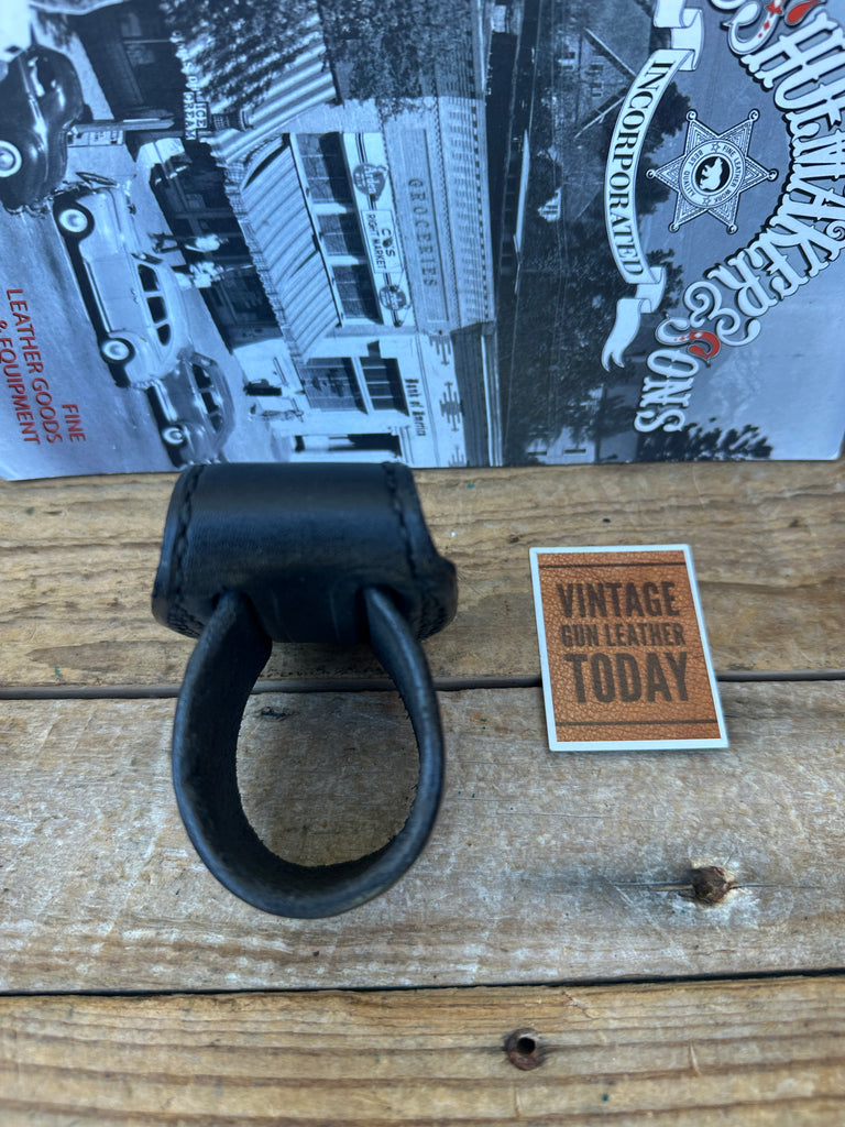 Tex Shoemaker Plain Black Basket Flashlight Holder C / D 1.75" Diameter Light HS