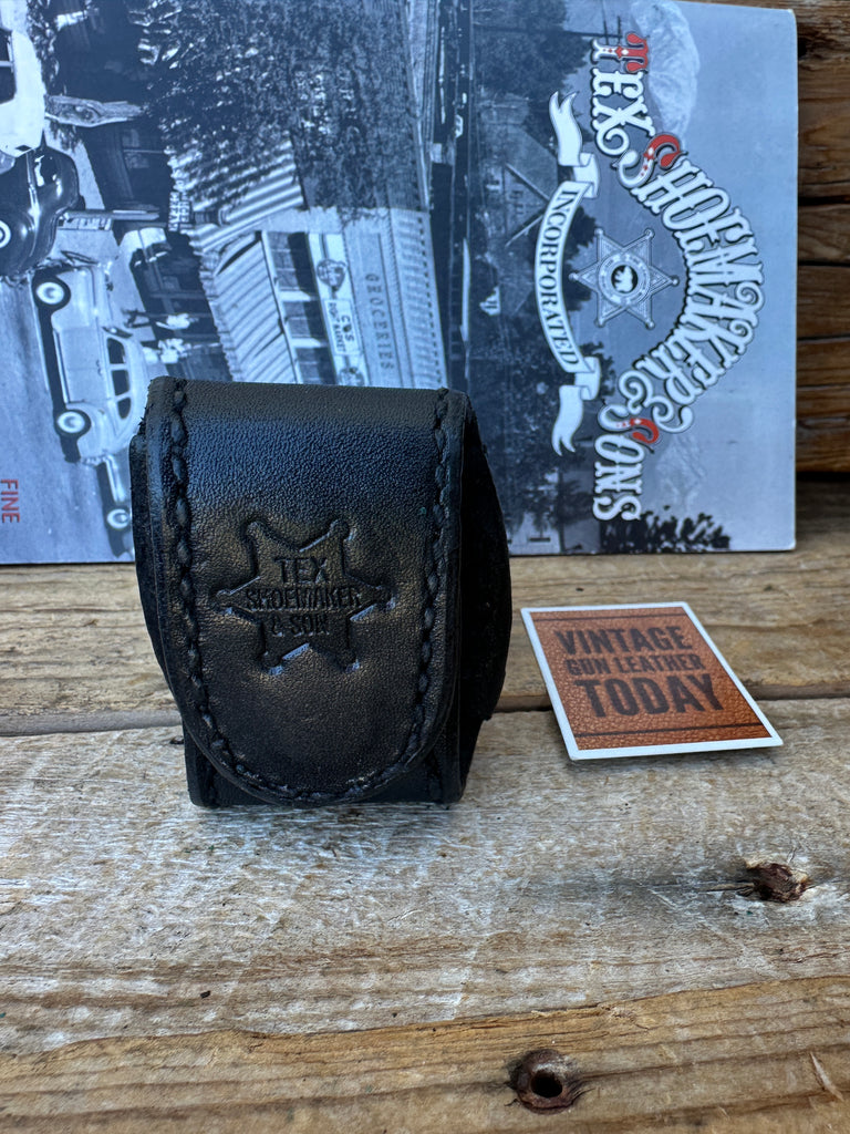 Tex Shoemaker Plain Black Basket Flashlight Holder C / D 1.75" Diameter Light HS