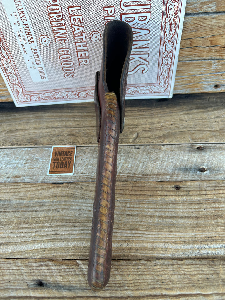 Eubanks Leather Basket Stamped Flap Holster For High Standard Sport King 6.75"