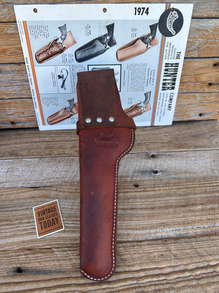 Vintage Hunter 1100 B4 Brown Leather Holster For Browning Nomad 6 1/4"