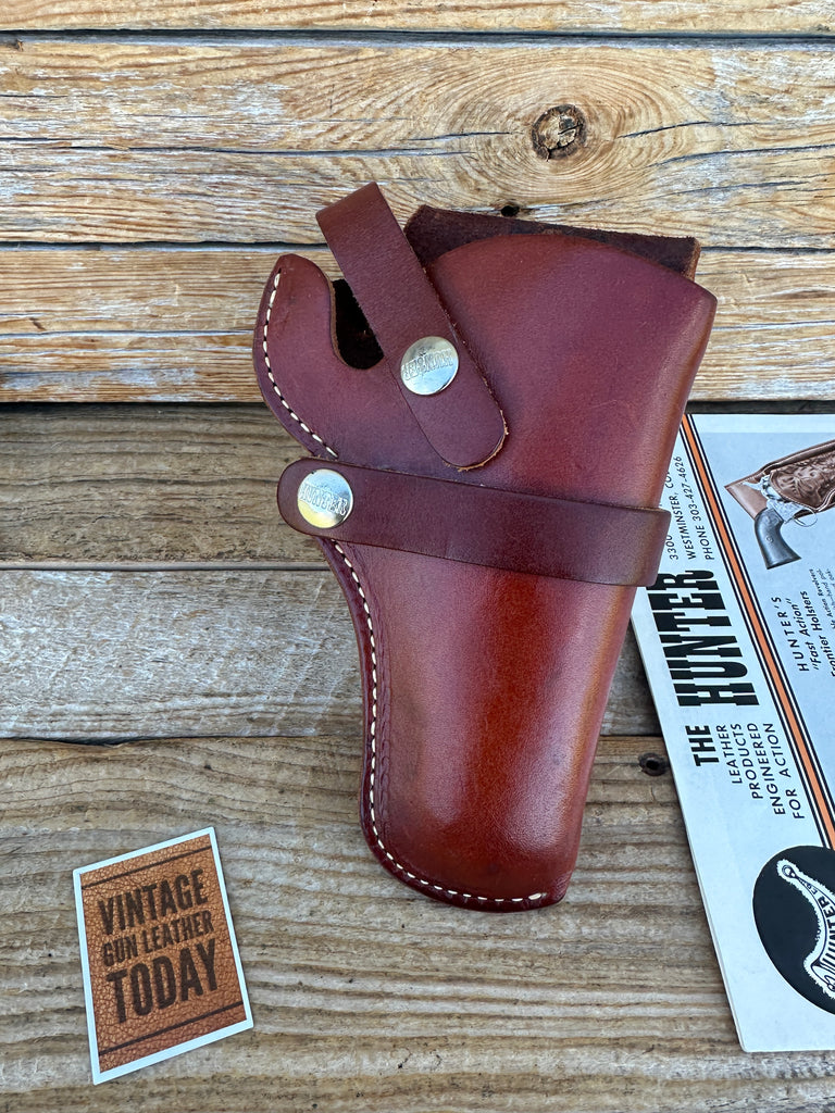Hunter Brown Leather 1100 66 OWB Holster For Colt King Cobra 4" S&W 686 617 686