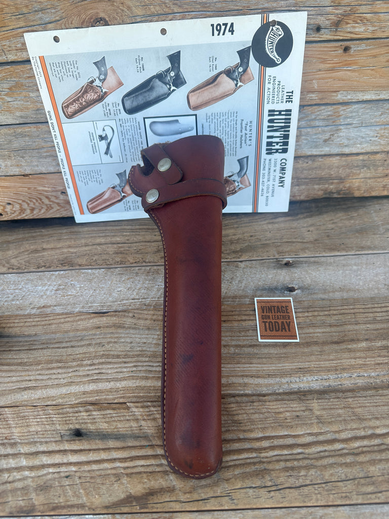 Vintage Hunter 1100 47 Brown Leather OWB Holster For Smith Wesson H&R DUO Ruger