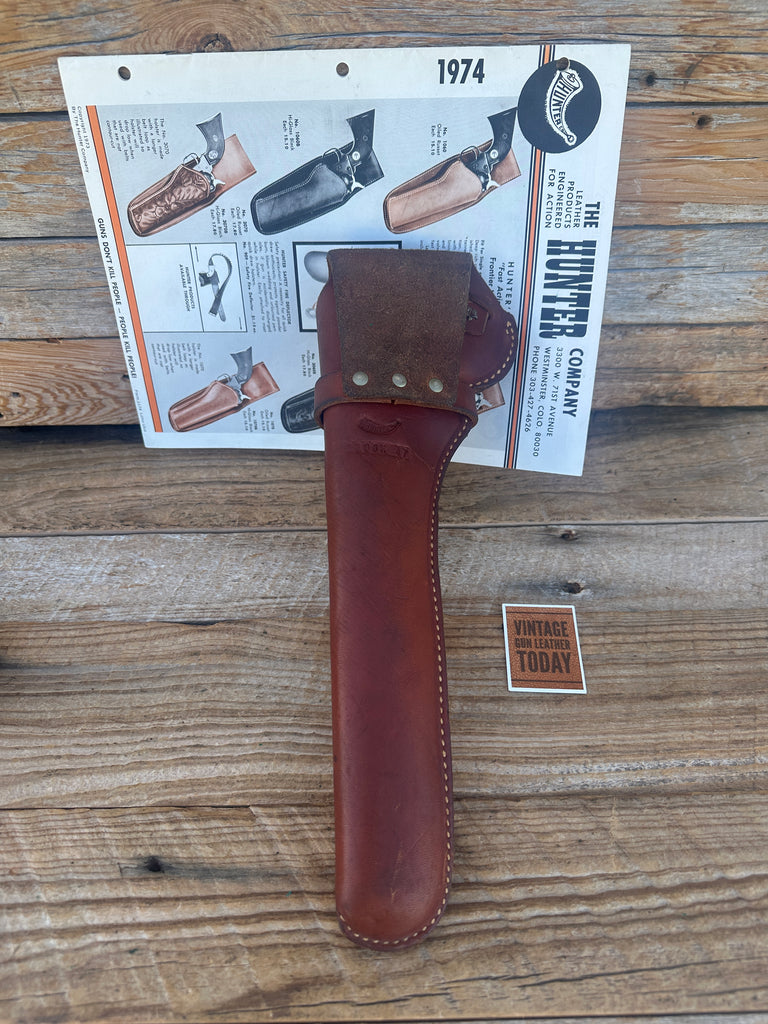 Vintage Hunter 1100 47 Brown Leather OWB Holster For Smith Wesson H&R DUO Ruger