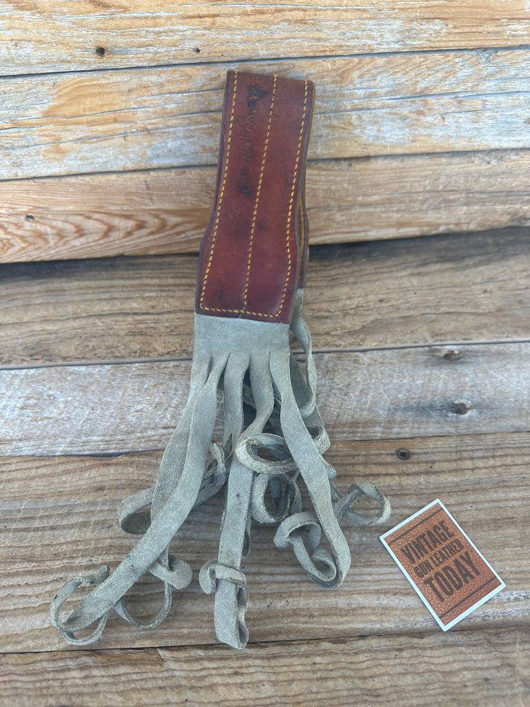 Vintage Hunting Duck Strap Brown Leather 6 Leather Straps