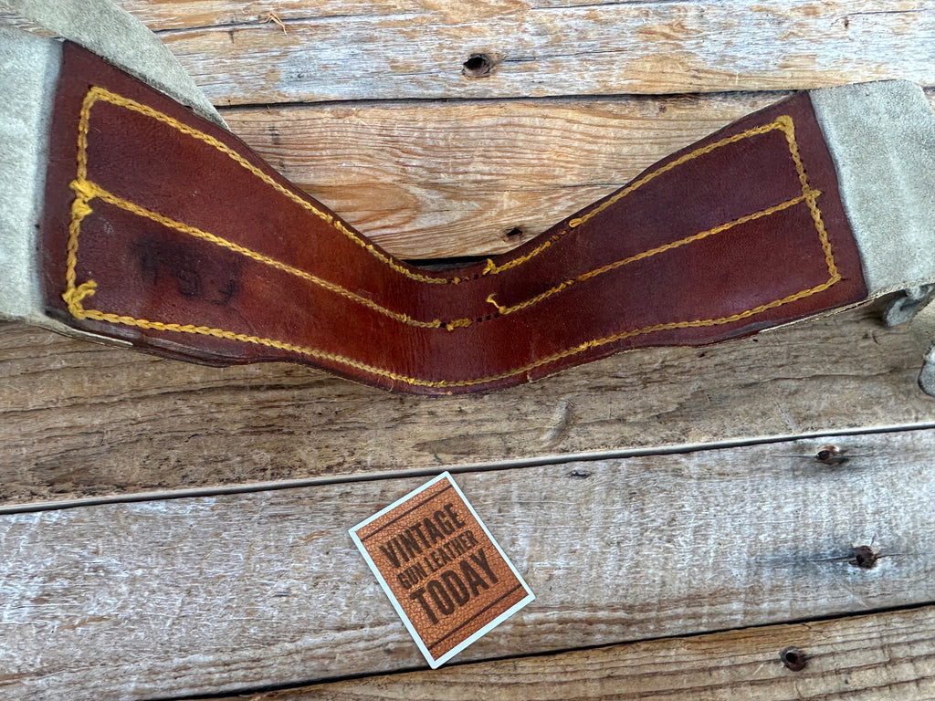 Vintage Hunting Duck Strap Brown Leather 6 Leather Straps