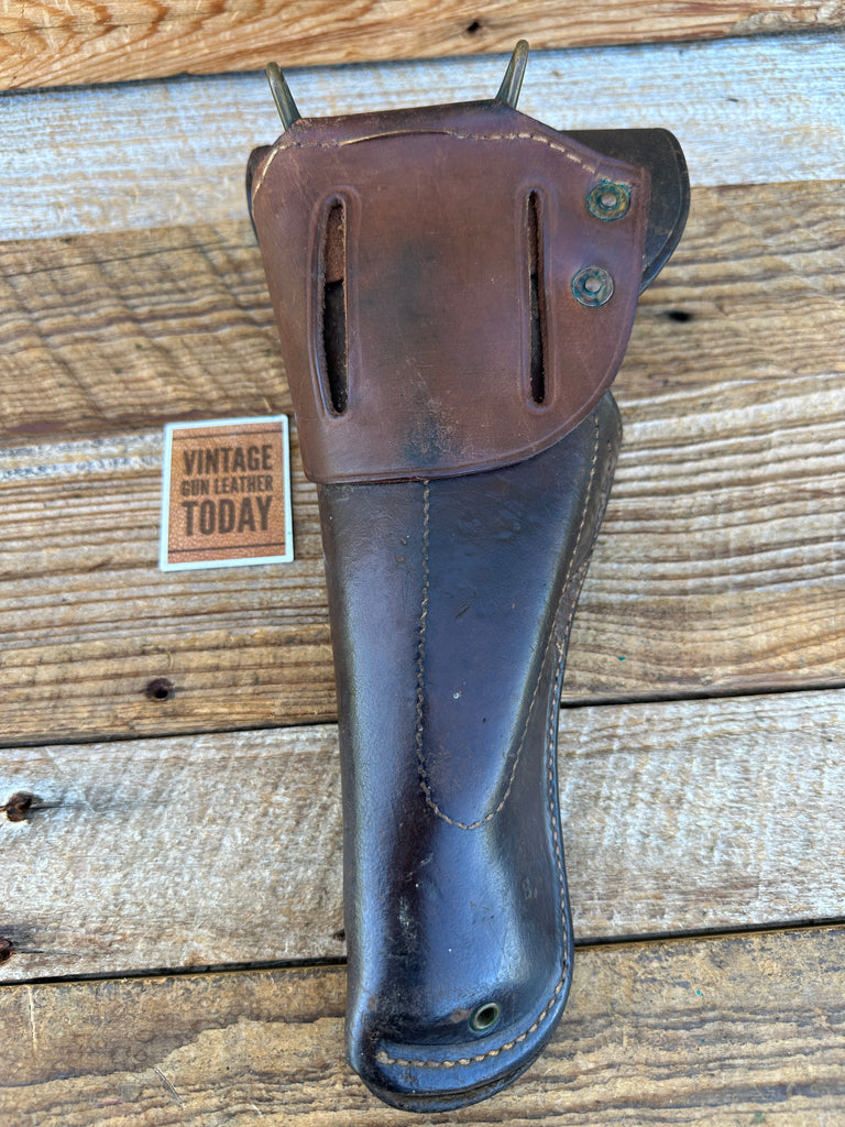 WW1 World War One 1916 Brown U.S. Military Leather Holster For Colt 1911 5"