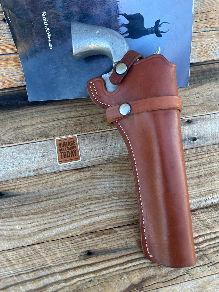 Vintage Smith Wesson 21 08 Brown Leather Holster for Super Blackhawk .44 Mag 7.5
