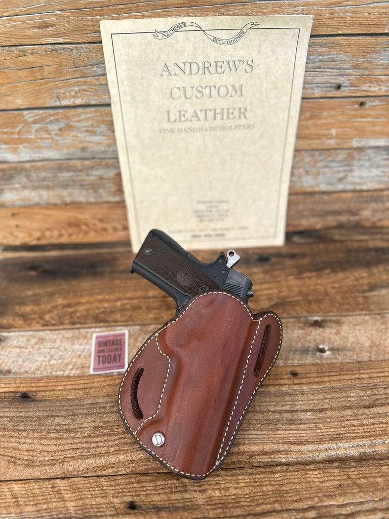 Vintage Sam Andrews Behind Back Saddle Style Holster For 5" Colt 1911 Government