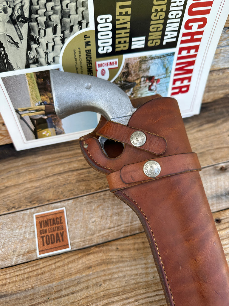 Bucheimer Brown Leather OWB Holster For Colt SAA Single Action Army 12" Revolver