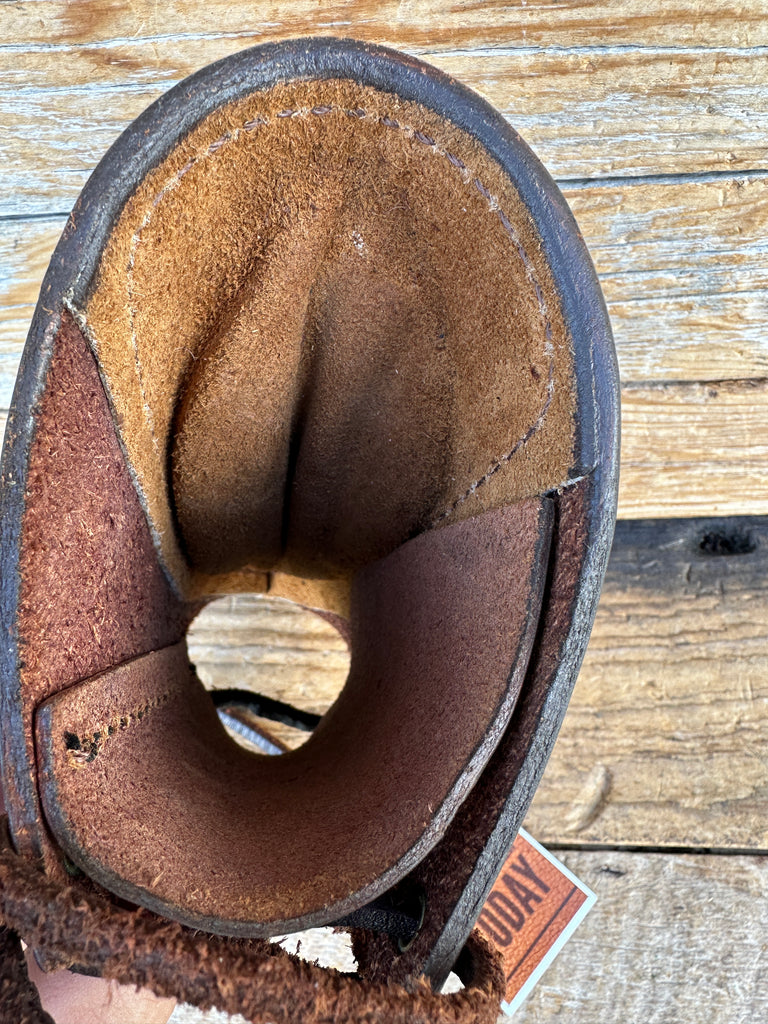 Cabellas / Triple K Leather Padded Laced Rifle / Shotgun Cheek Pad