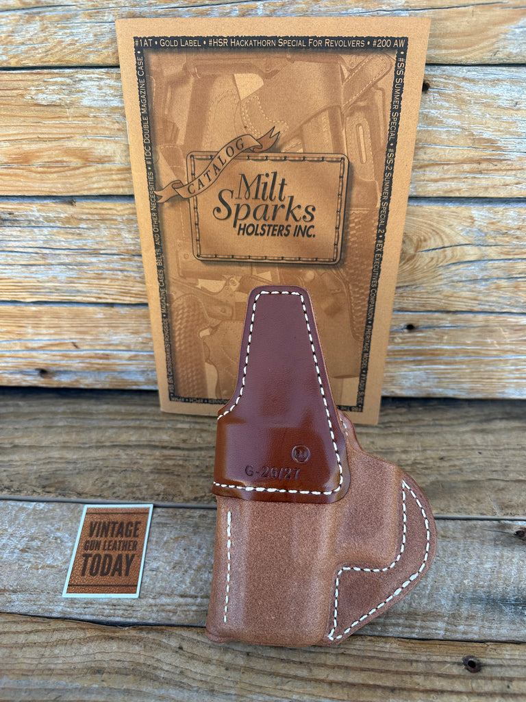 Milt Sparks Summer Special II Leather IWB Holster For GLOCK G26 G27 G33