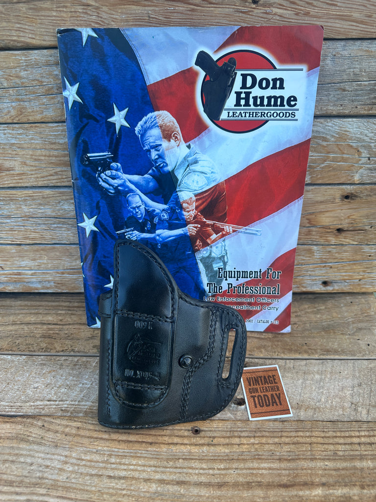 Vintage Don Hume Black Leather OWB Holster 009K For Springfield XD 45-4