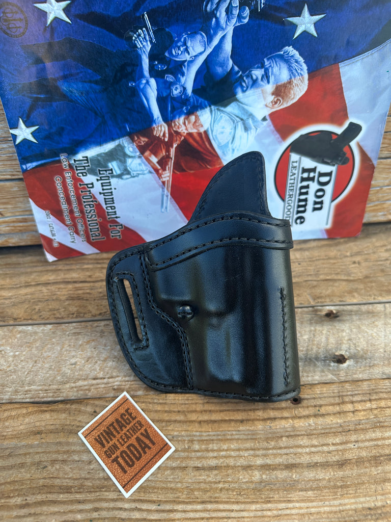 Vintage Don Hume Black Leather OWB Holster 009K For Springfield XD 40-4
