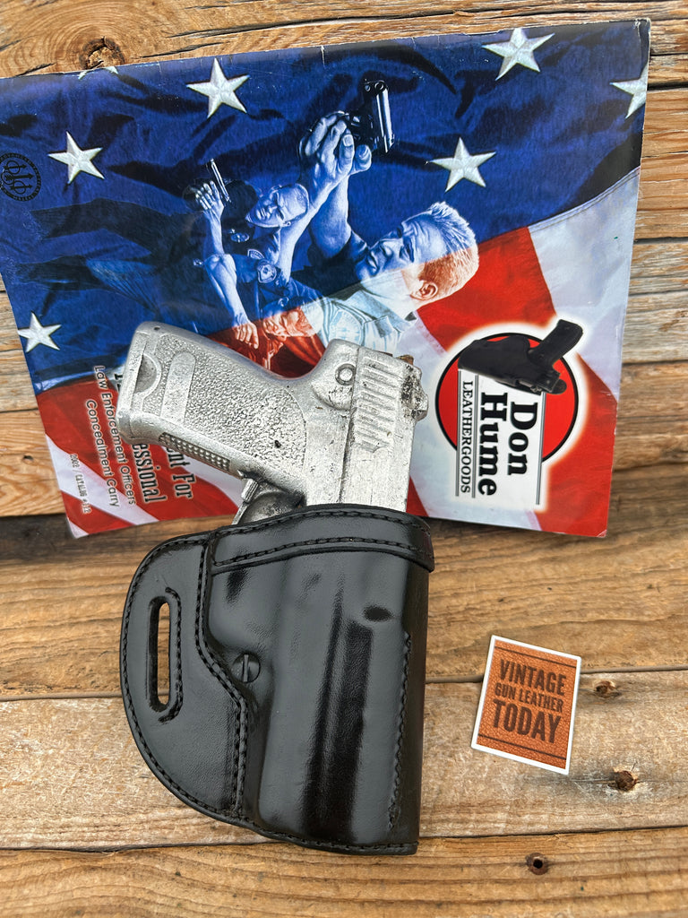 Vintage Don Hume Black Leather OWB Holster 009K 25 USP For H&K USP 9 / .40
