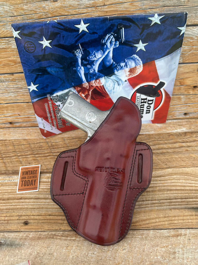 Vintage Don Hume H721 34-5 OT Brown Leather Holster for Colt Double Eagle