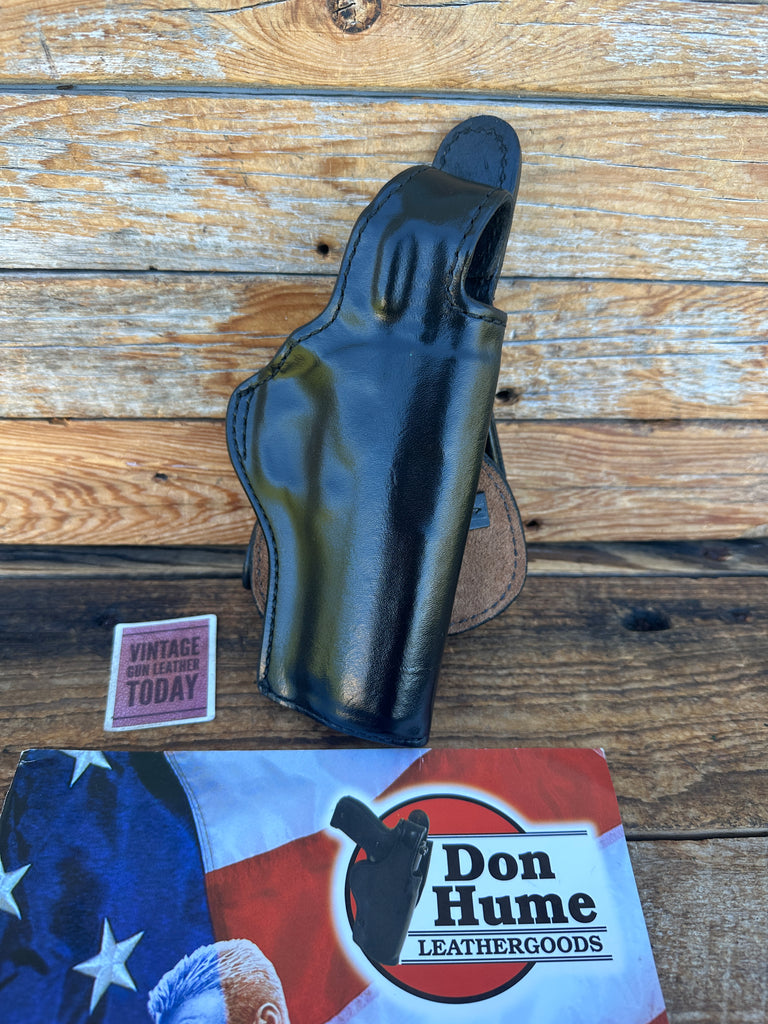 Don Hume H720 53-45 Black Leather  OWB Paddle Holster For Taurus PT945