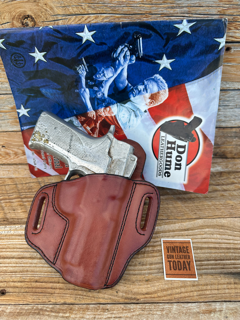 Don Hume H721 40T Brown Leather OWB Holster For S&W 4006 TSW 5906 TSW