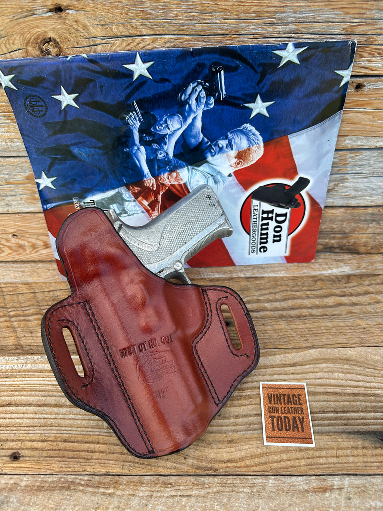 Don Hume H721 40T Brown Leather OWB Holster For S&W 4006 TSW 5906 TSW