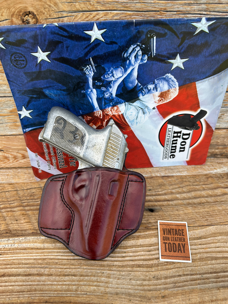 Vintage Don Hume Brown Leather H721 OT Agent 9 Holster for Sig P230 P232 H&K HK4