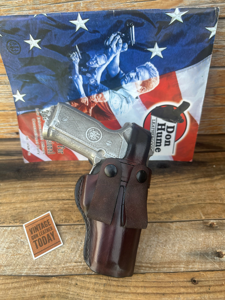 Don Hume H715 Brown Leather IWB Holster For Beretta Cheetah 8000 8040