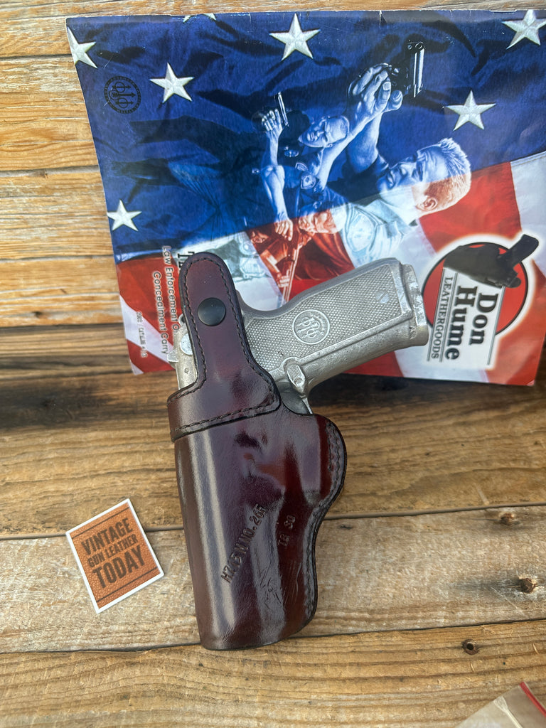 Don Hume H715 Brown Leather IWB Holster For Beretta Cheetah 8000 8040