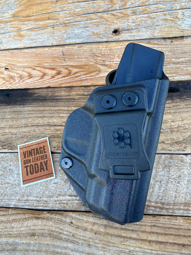 Amberide Black Kydex IWB Holster For CZ 75 Compact Right Draw