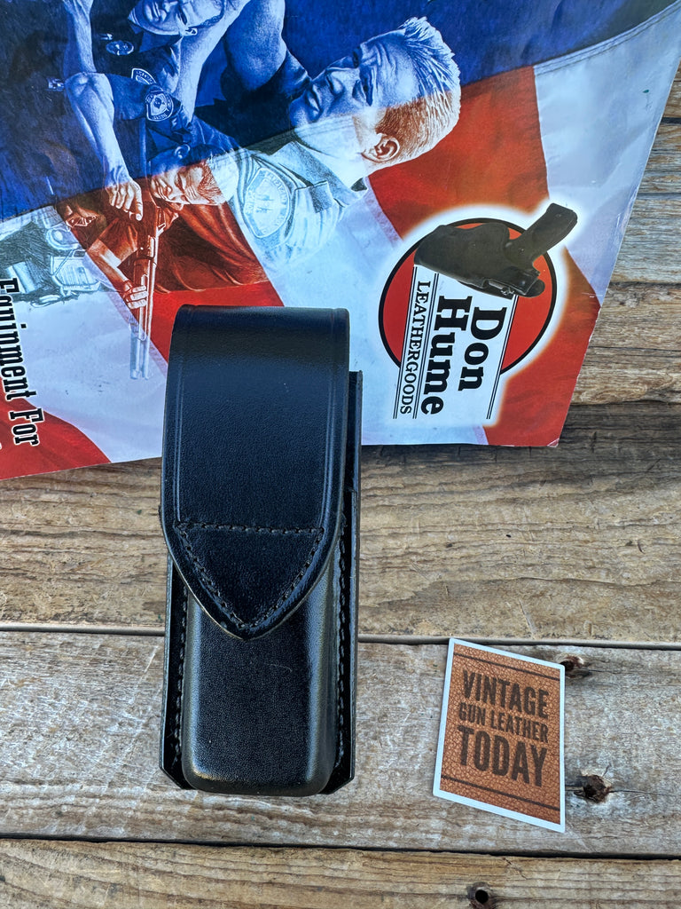 Don Hume Black Leather Single Magazine Carrier for H&K USP 9 40 SIG P320C