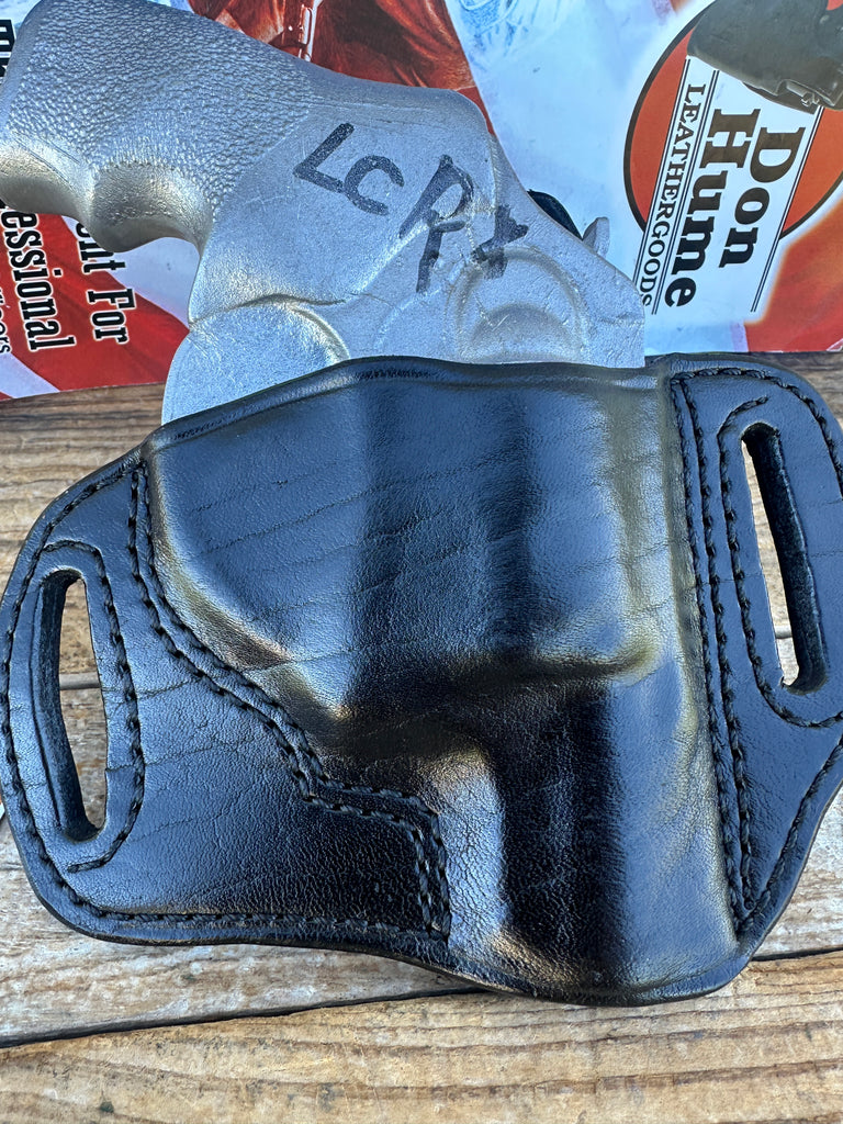 Vintage Don Hume H721 OT LCR Black Leather Open Top Holster For Ruger LCR
