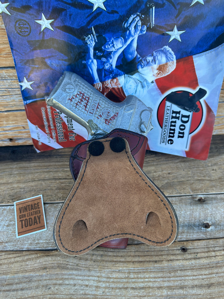 Don Hume H720 37 95 Brown Leather Paddle Holster For Ruger P94 P97