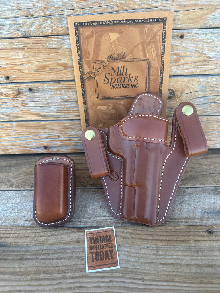 Milt Sparks Versa Max 2 IWB Horsehide Holster w/ Carrier For Girsan P35