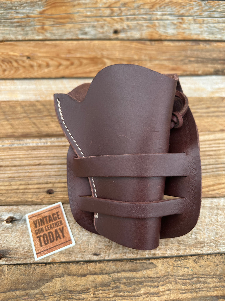 Hunter Brown Leather 3" Sheriff's Model Holster OWB Loop Style Right Draw