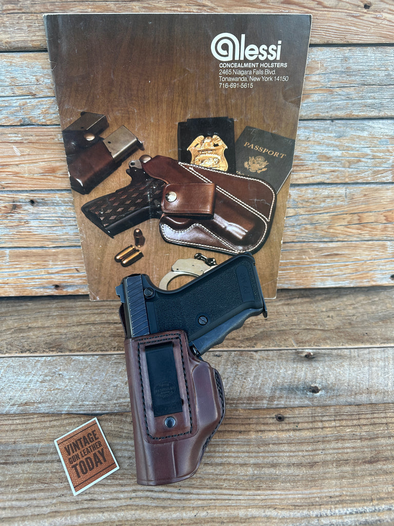 Vintage Alessi Brown Leather IWB Talon Holster For H&K Heckler Koch P7M13 P7M8
