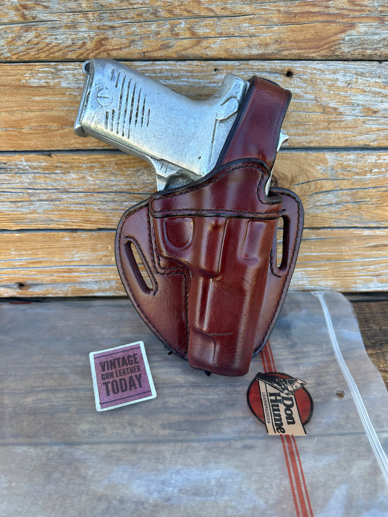 Don Hume 711 Agent Brown Leather OWB Holster for Ruger P90 P90DC P91