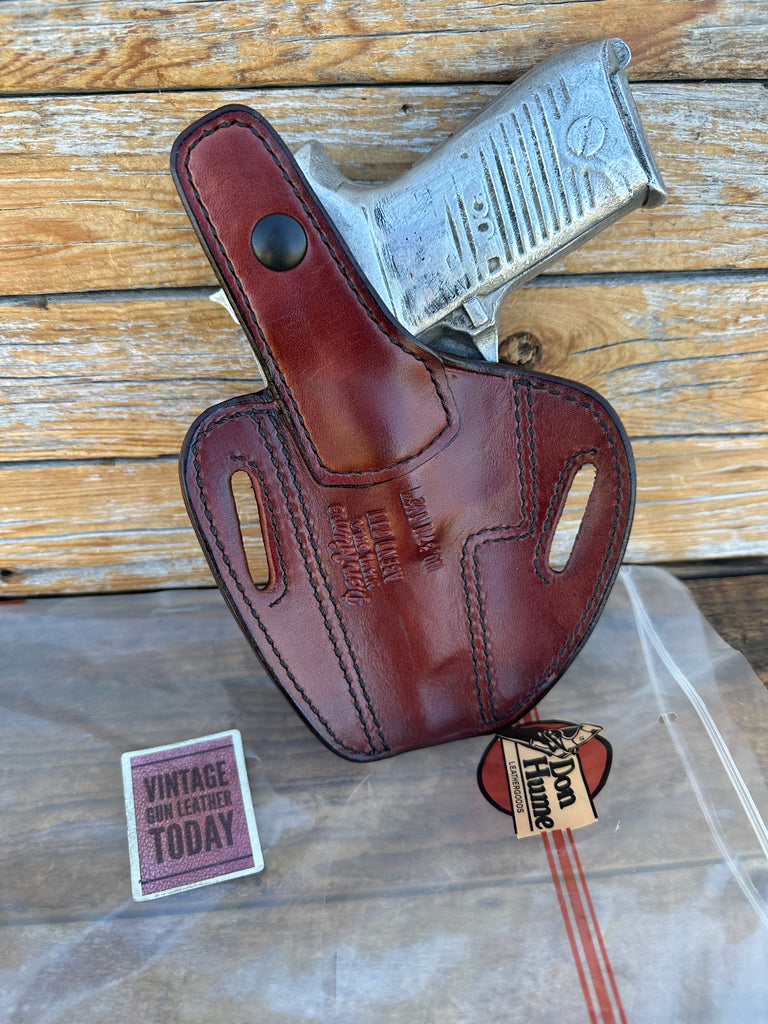 Don Hume 711 Agent Brown Leather OWB Holster for Ruger P90 P90DC P91